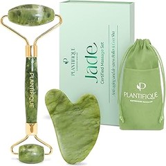 Descubre los beneficios de los rodillos faciales de jade y cuarzo