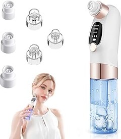 Instrucciones para usar un dispositivo de limpieza facial por succión