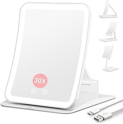 ¿Qué es un espejo de maquillaje con luz LED integrada?