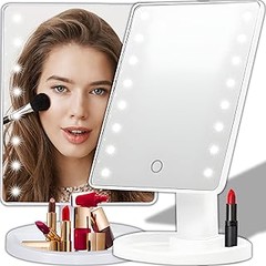 ¿Son fiables los espejos de maquillaje con luz LED portátiles?