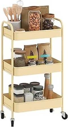 Pros y contras de usar carritos auxiliares con ruedas para maquillaje