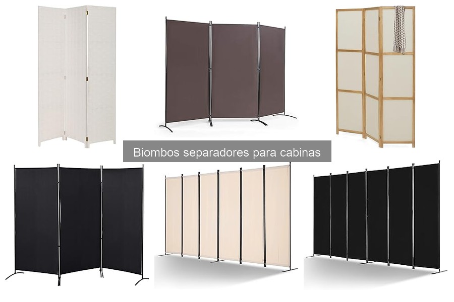 Alternativas a Biombos Separadores en Cabinas: Opciones Prácticas