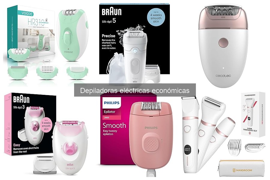 Alternativas a Depiladoras Eléctricas Económicas para Depilación