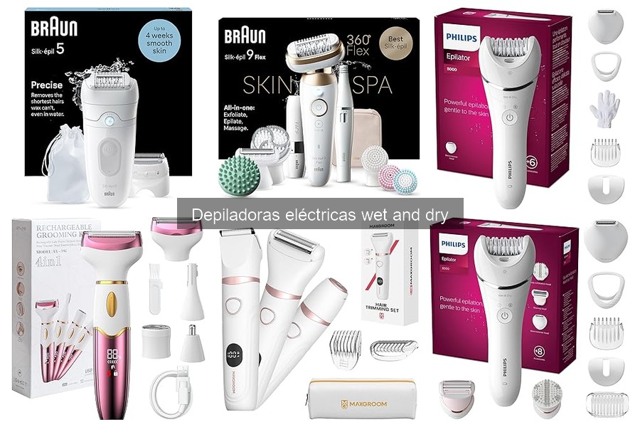 Alternativas a las depiladoras eléctricas wet and dry