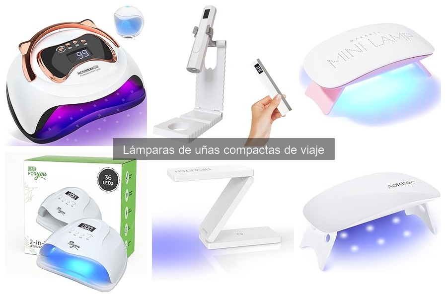 Alternativas a las lámparas de uñas compactas de viaje