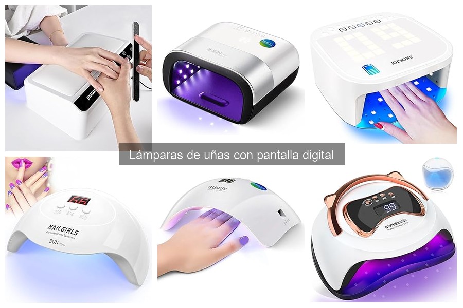 Alternativas a las lámparas de uñas con pantalla digital