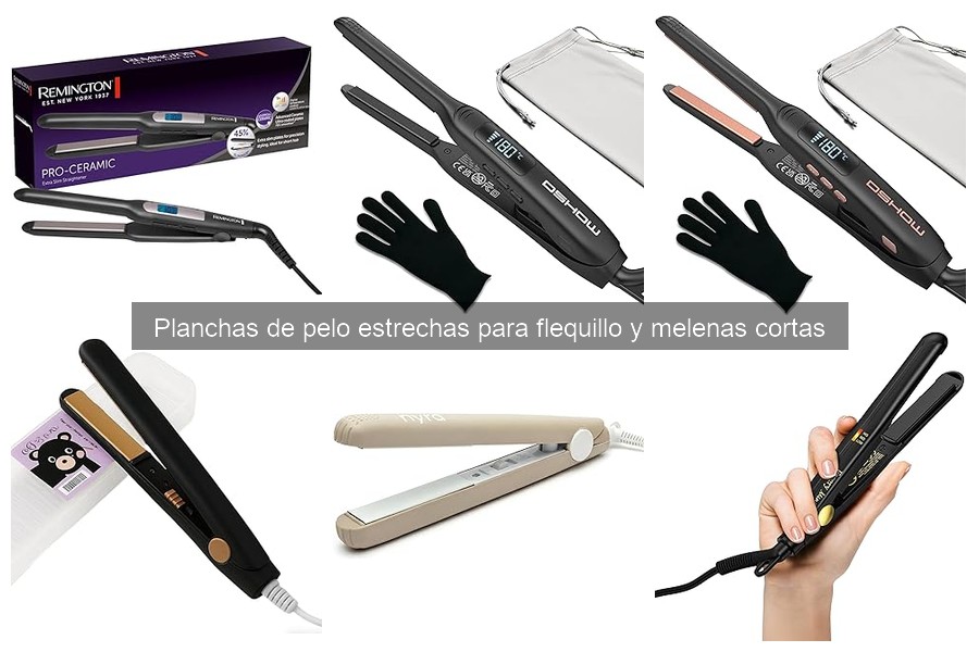 Alternativas a las Planchas de Pelo Estrechas para Flequillo