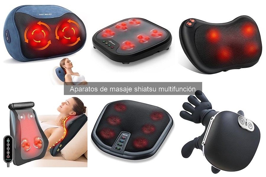 Alternativas a los aparatos de masaje shiatsu multifunción