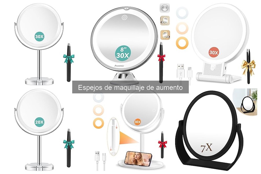 Alternativas a los espejos de maquillaje de aumento
