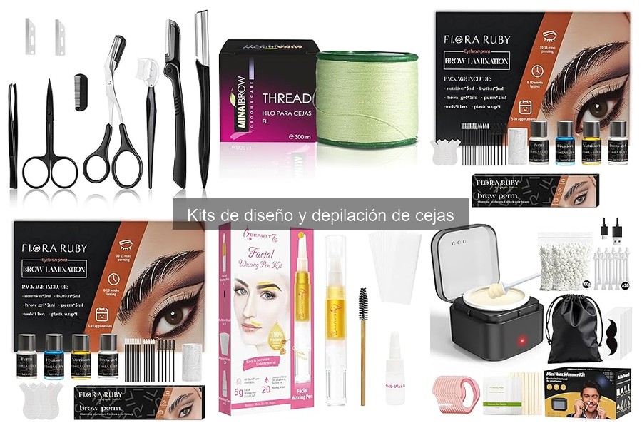 Alternativas a los kits de diseño y depilación de cejas