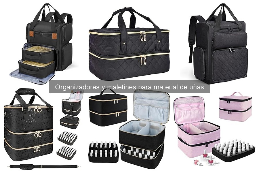 Alternativas a maletines para organizar material de uñas