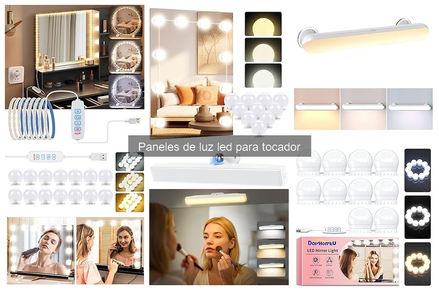 Alternativas a paneles de luz LED para tocadores