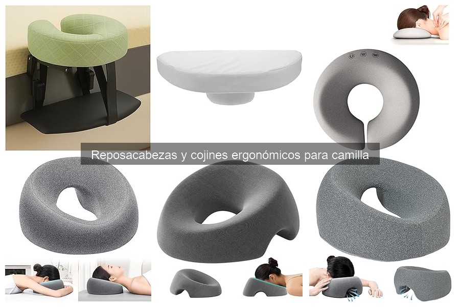 Alternativas a reposacabezas ergonómicos para camilla