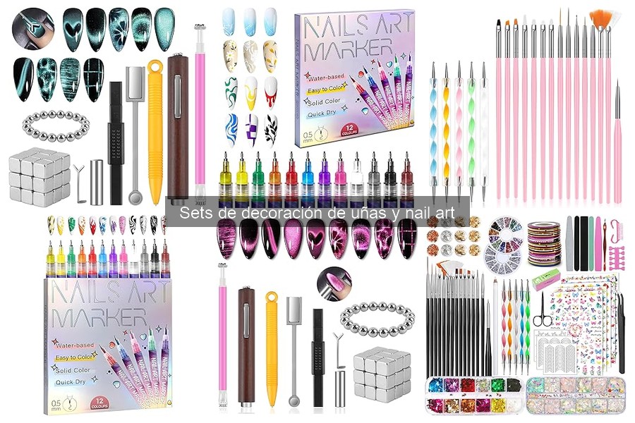 Alternativas a Sets de Decoración de Uñas para Gel y Acrílicas