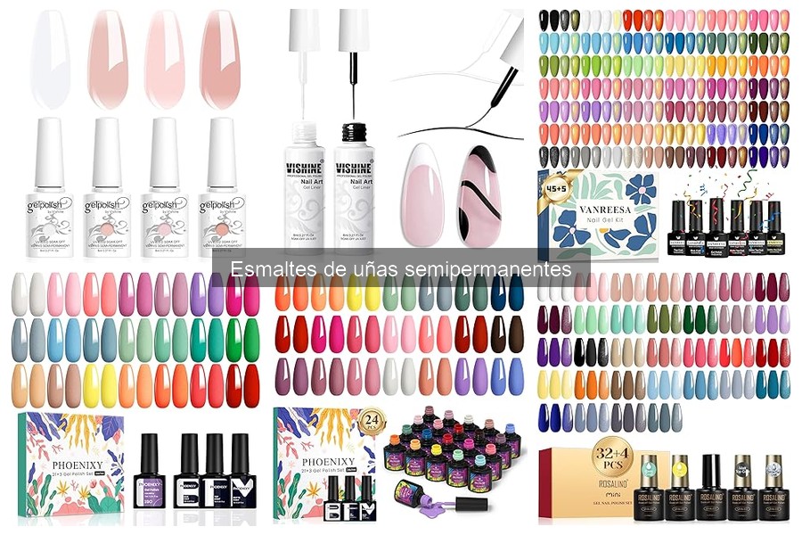Alternativas al esmalte de uñas semipermanente: opciones prácticas
