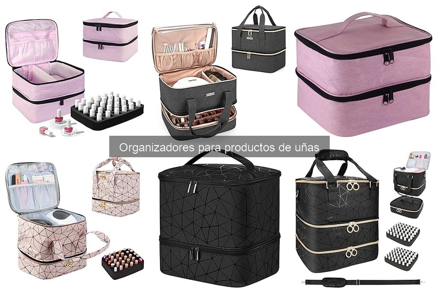 Alternativas creativas a organizadores para productos de uñas