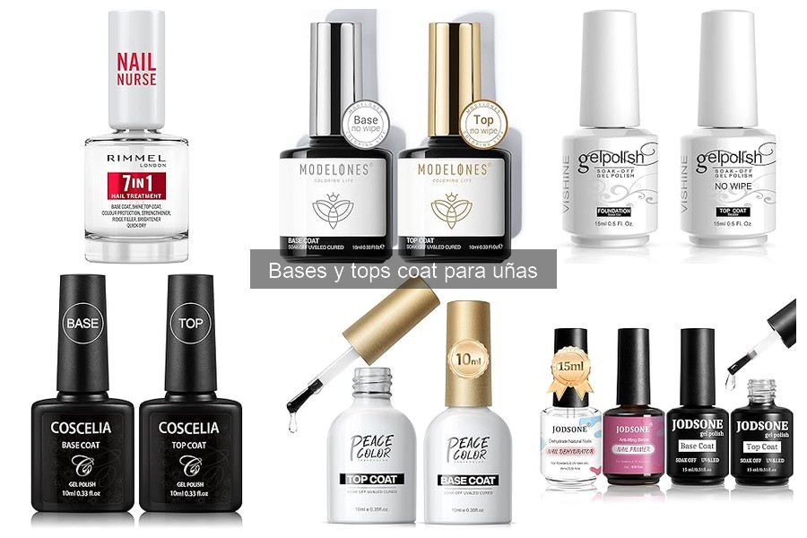 Bases y Top Coat para Uñas: ¿Qué Son y Cómo Usarlas?