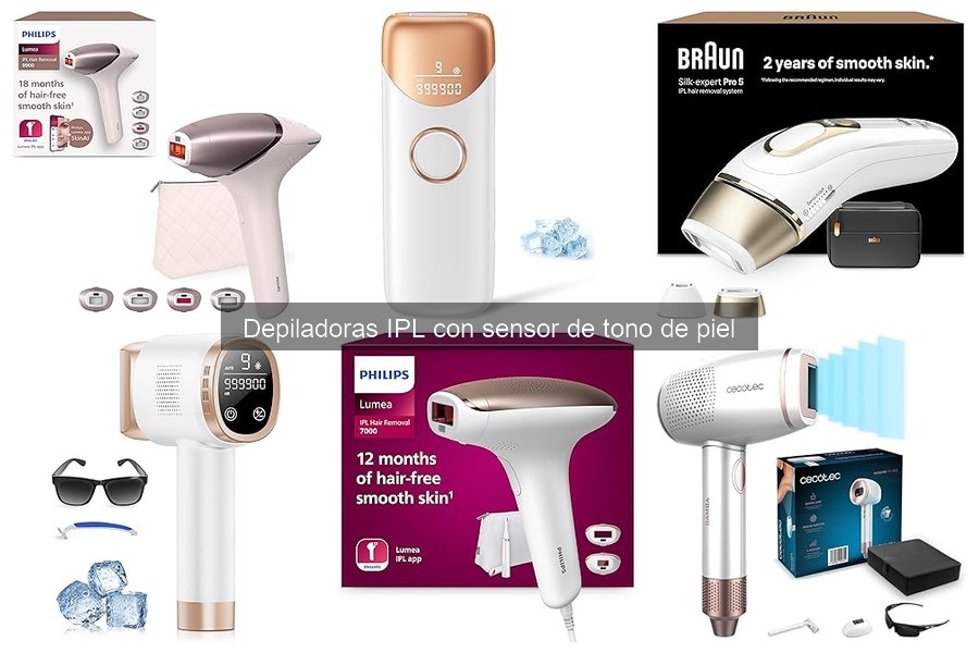 Beneficios de las depiladoras IPL con sensor de tono de piel