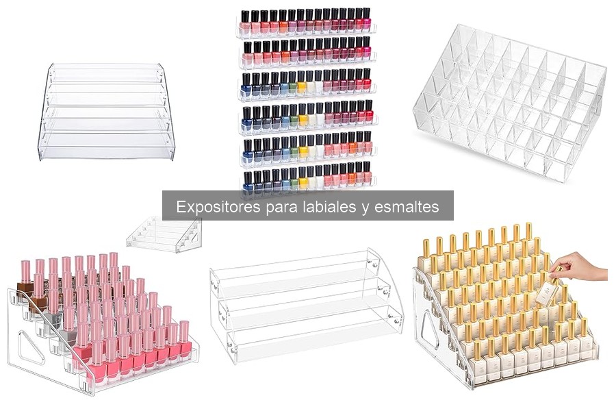 Beneficios de usar expositores de labiales en tiendas
