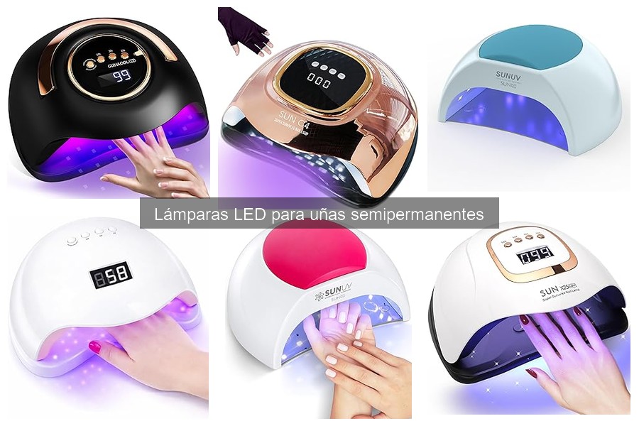 Características clave de lámparas LED para uñas semipermanentes