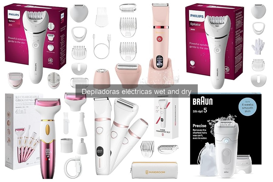 Características comunes de las mejores depiladoras eléctricas Wet and Dry