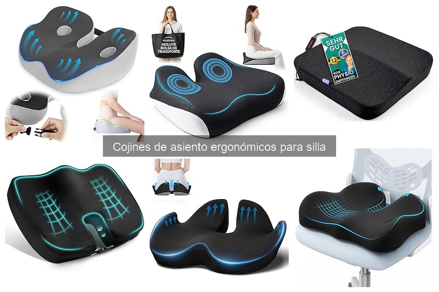 Cojines de asiento ergonómicos: oficina vs. hogar