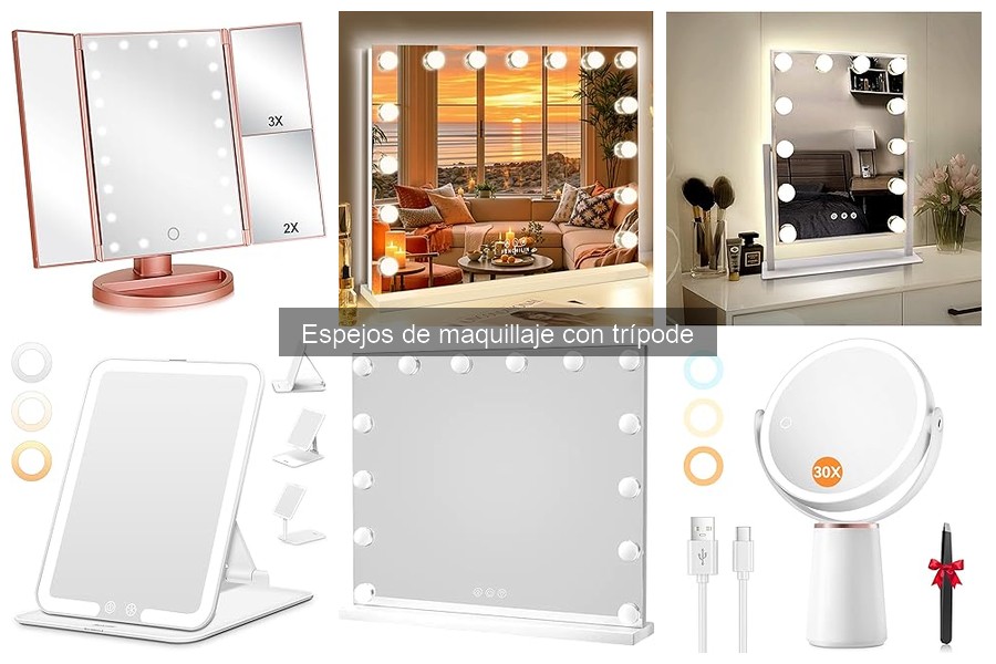 Cómo elegir el mejor espejo de maquillaje con trípode