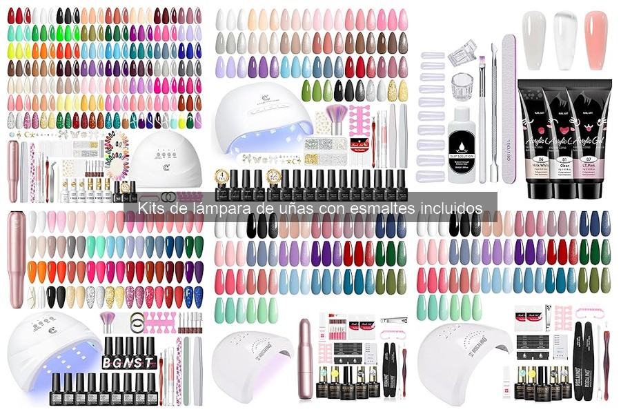 Cómo elegir el mejor kit de lámpara de uñas con esmaltes