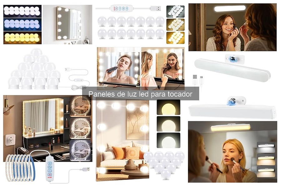 Cómo elegir el panel de luz LED perfecto para tu tocador
