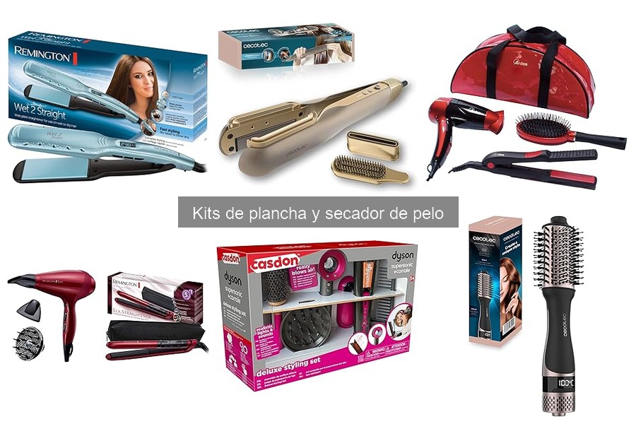 Cómo elegir el tamaño ideal de kits de plancha y secador