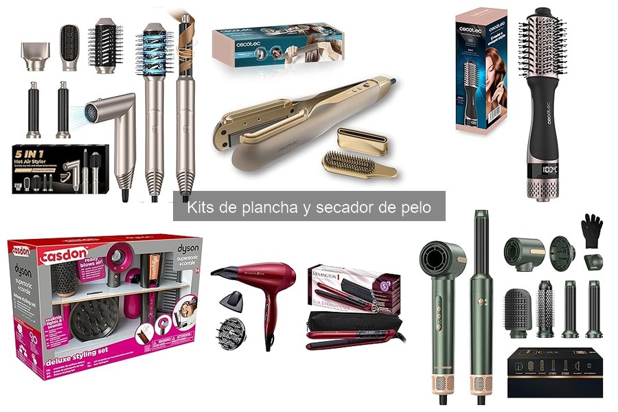 Cómo elegir kits de plancha y secador según tu cabello