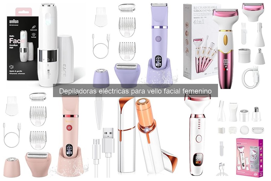 Cómo elegir la depiladora eléctrica para vello facial femenino