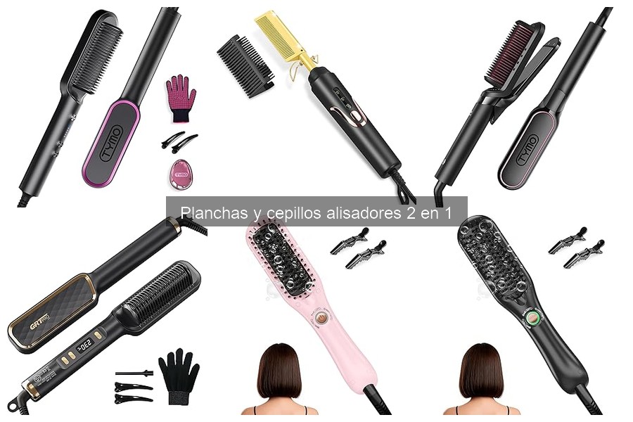 Cómo evitar frizz al usar planchas y cepillos 2 en 1