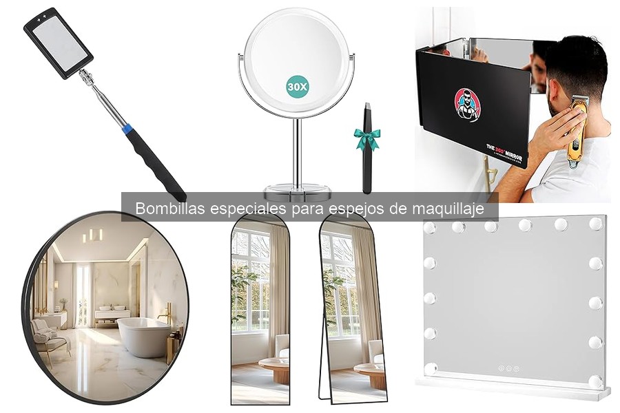 Cómo instalar bombillas en tu espejo de maquillaje