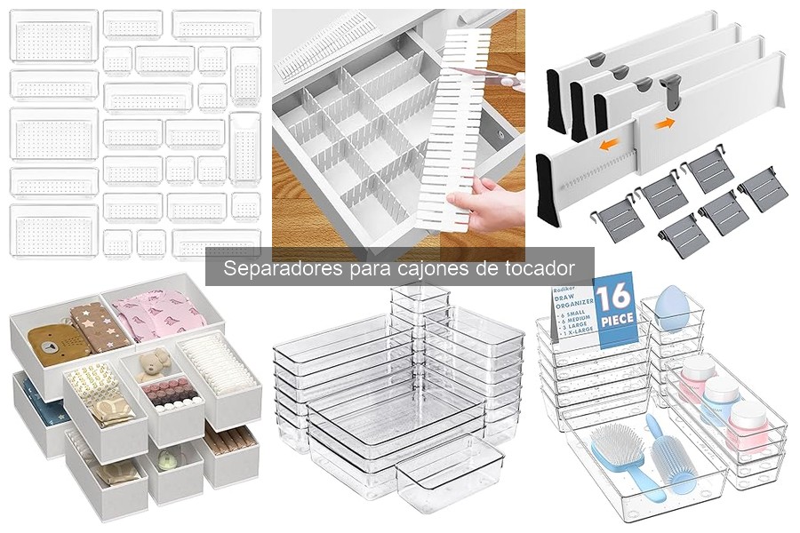 Cómo instalar separadores para cajones de tocador fácilmente