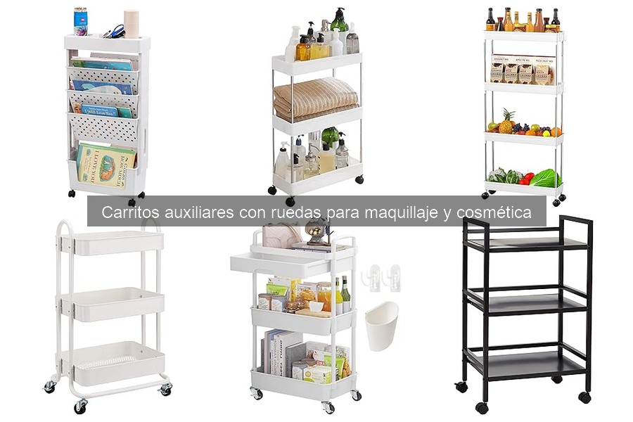Cómo limpiar y mantener carritos auxiliares de maquillaje