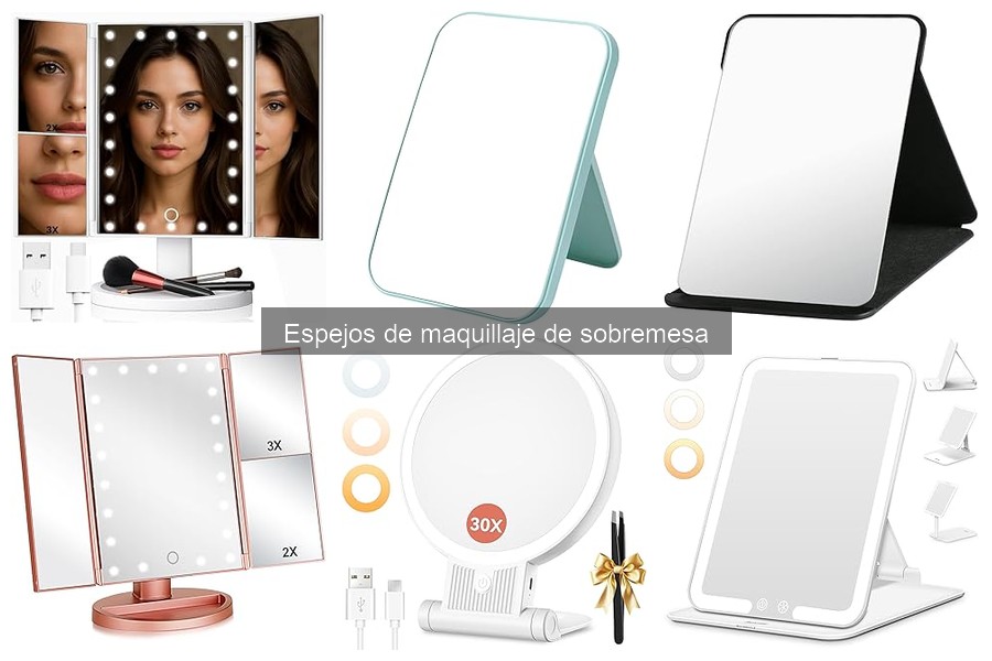 Cómo limpiar y mantener tu espejo de maquillaje de sobremesa