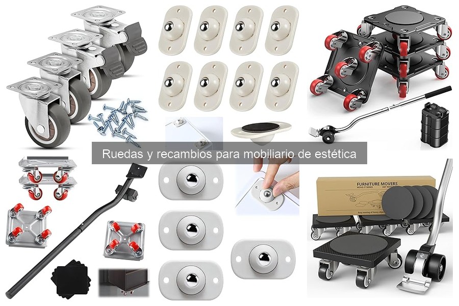 Cómo mantener las ruedas de mobiliario de estética