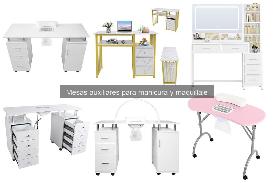 Cómo mantener tu mesa auxiliar de manicura y maquillaje