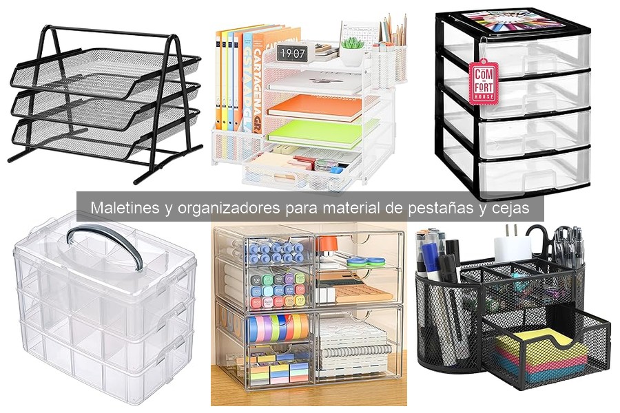 Cómo Organizar el Material de Pestañas y Cejas en un Maletín