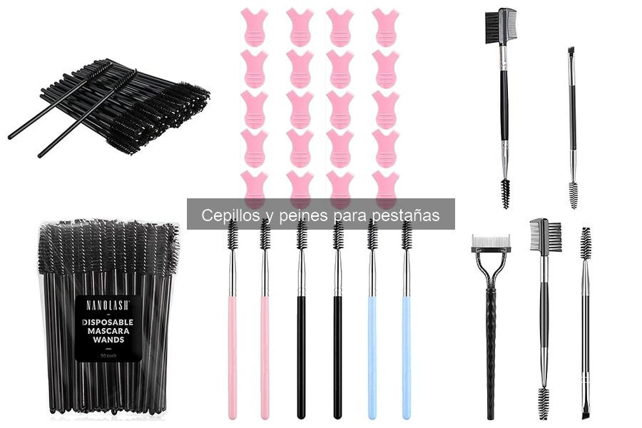 Cómo usar cepillos y peines para pestañas correctamente
