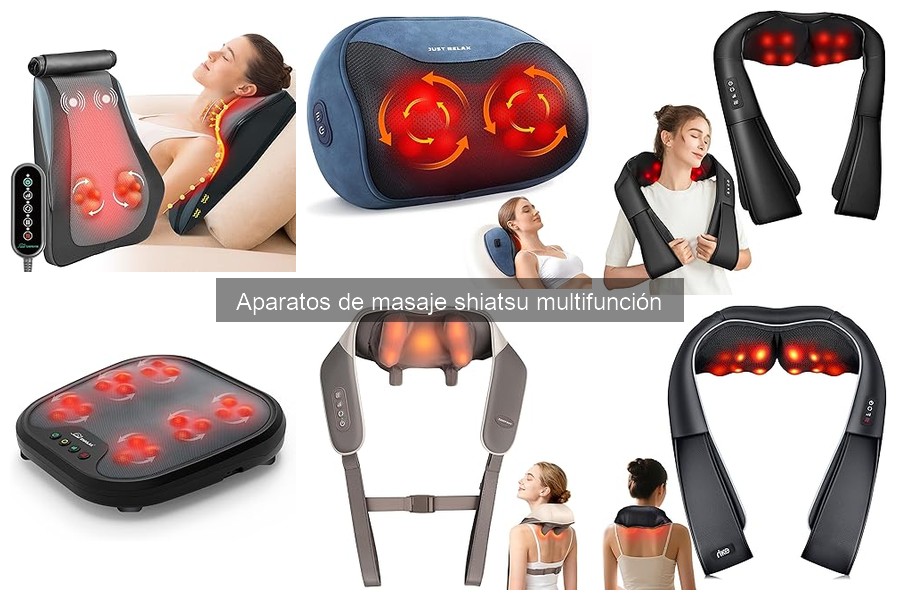 Cómo usar correctamente el aparato de masaje shiatsu multifunción