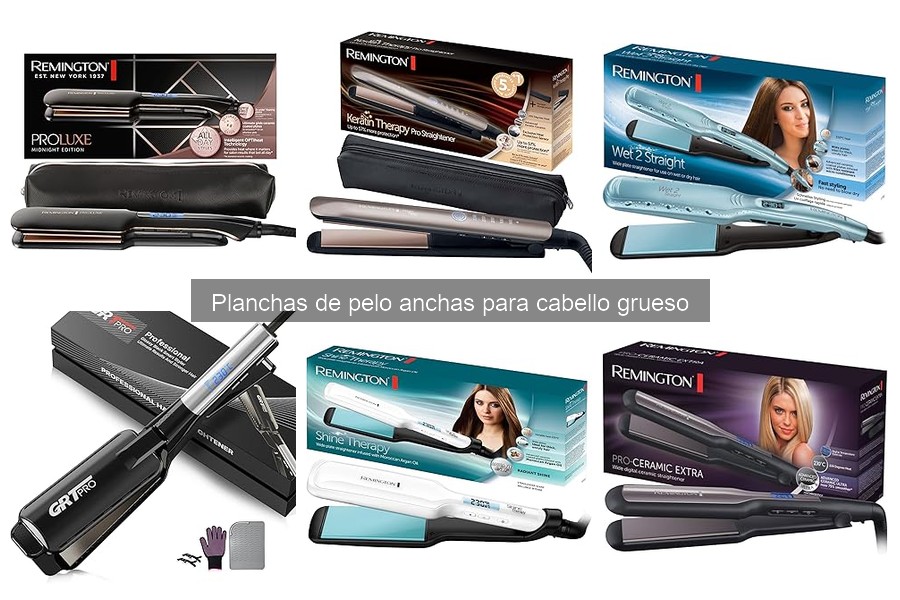 Cómo usar correctamente una plancha de pelo ancha