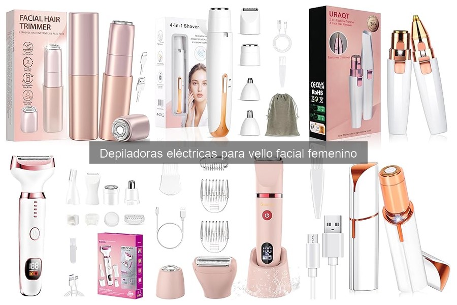 Cómo usar depiladoras eléctricas para vello facial femenino