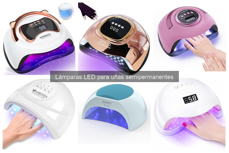 Cómo usar lámparas LED para uñas semipermanentes