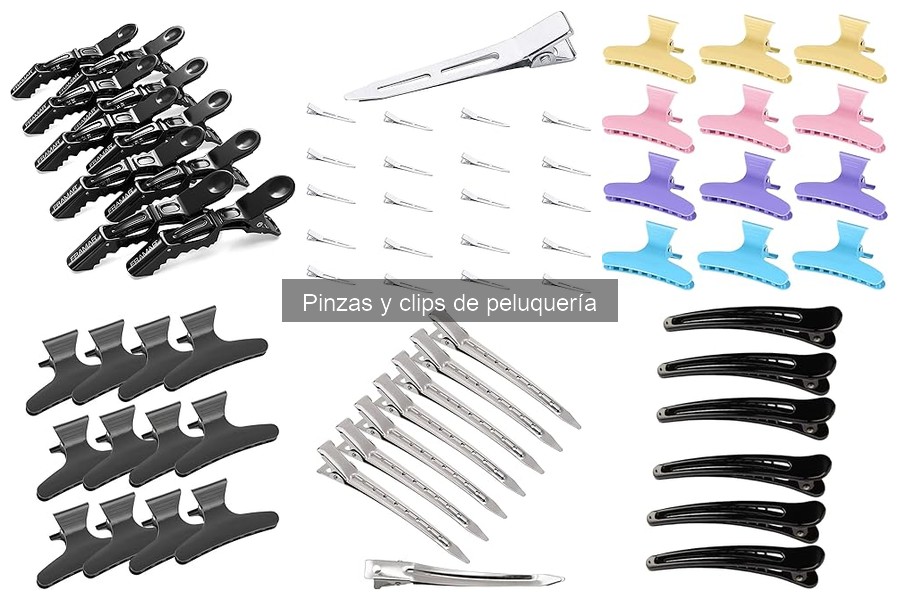 Cómo usar pinzas y clips de peluquería correctamente