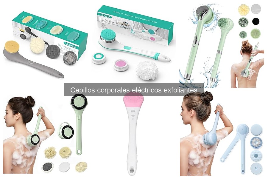 Cómo usar un cepillo corporal eléctrico exfoliante correctamente