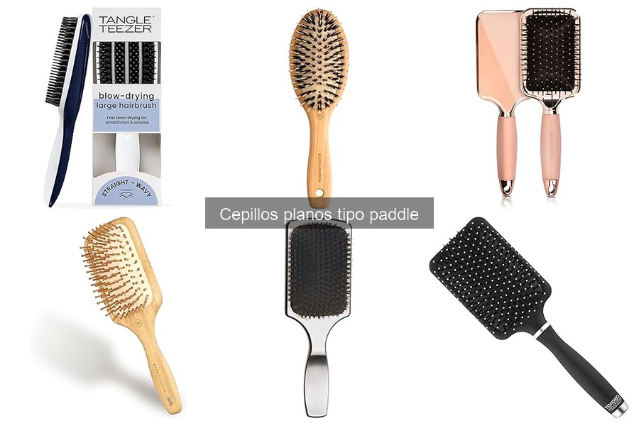 Cómo usar un cepillo plano tipo paddle correctamente