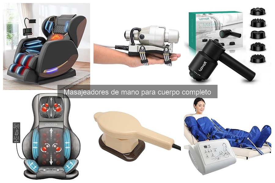 Cómo usar un masajeador de mano para cuerpo completo