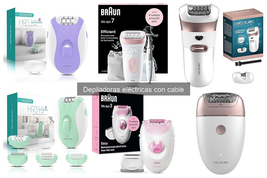 Cómo usar una depiladora eléctrica con cable correctamente